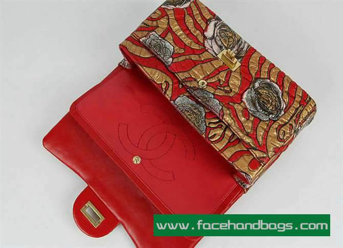 Chanel 2.55 Rose Handbag 50145 Gold Hardware-Gray Gold